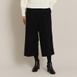 デッサン(レディース)(Dessin(Ladies))の【洗える】ツイード・クロプトワイドパンツ（XS～L） ブラック(019)