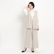 デッサン(レディース)(Dessin(Ladies))の【入卒／セレモニー】パール調ボタン付きダブルジレ1