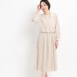 デッサン(レディース)(Dessin(Ladies))の【入卒／セレモニー】プリーツスカートワンピース ライトベージュ(051)