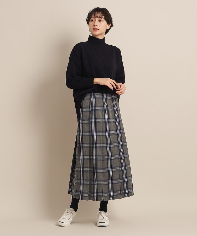 デッサン(レディース)(Dessin(Ladies))の【洗える】起毛チェックプリーツスカート（XS～L）20