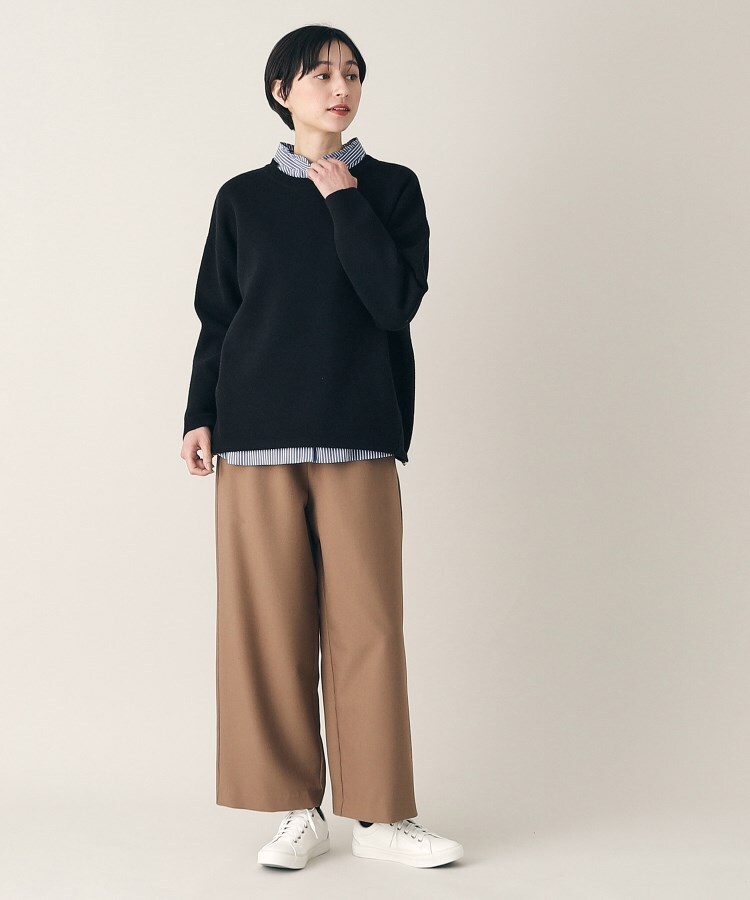 デッサン(レディース)(Dessin(Ladies))の【春も活躍・洗える】ドローコード付きニット（XS～L）5