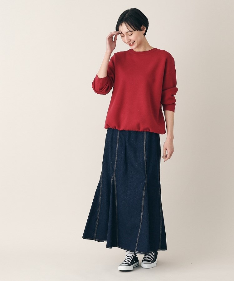 デッサン(レディース)(Dessin(Ladies))の【春も活躍・洗える】ドローコード付きニット（XS～L）7