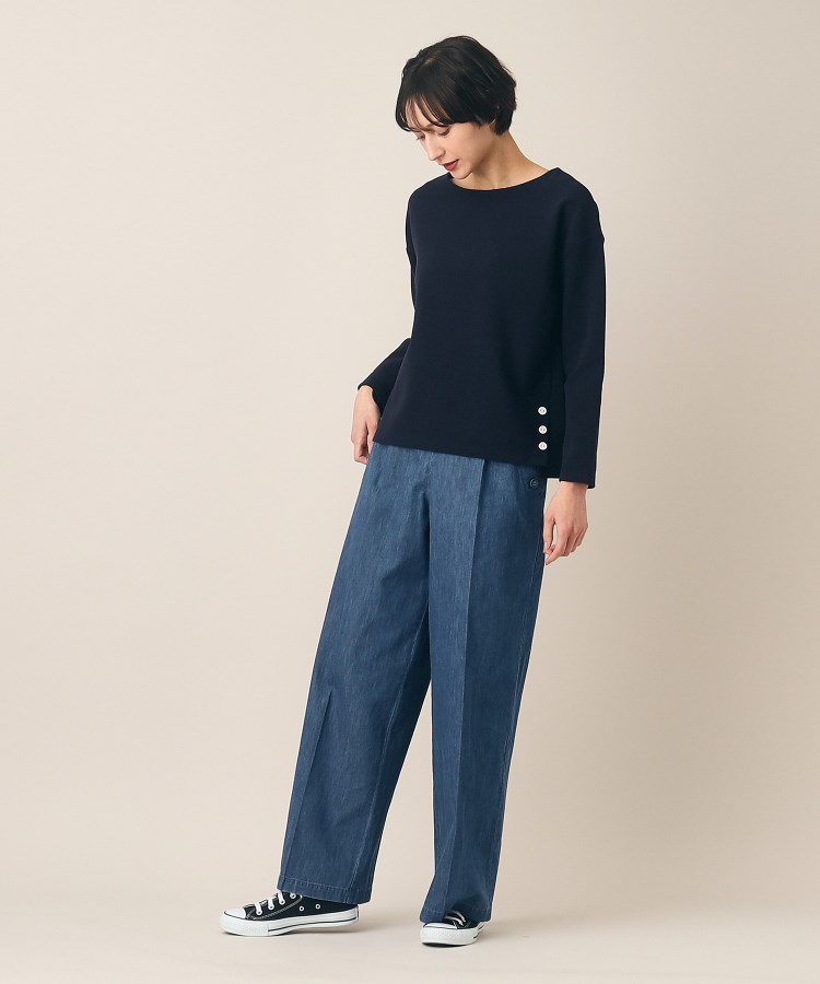 デッサン(レディース)(Dessin(Ladies))の【洗える】サイドボタン付きカットソー（XS～L）11