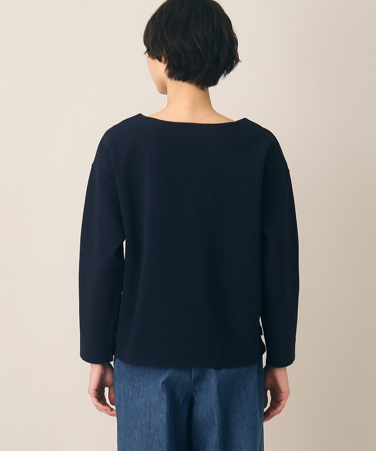 洗える】サイドボタン付きカットソー(XS~L)(カットソー 洗える】サイドボタン付きカットソー(XS~L)(カットソー
