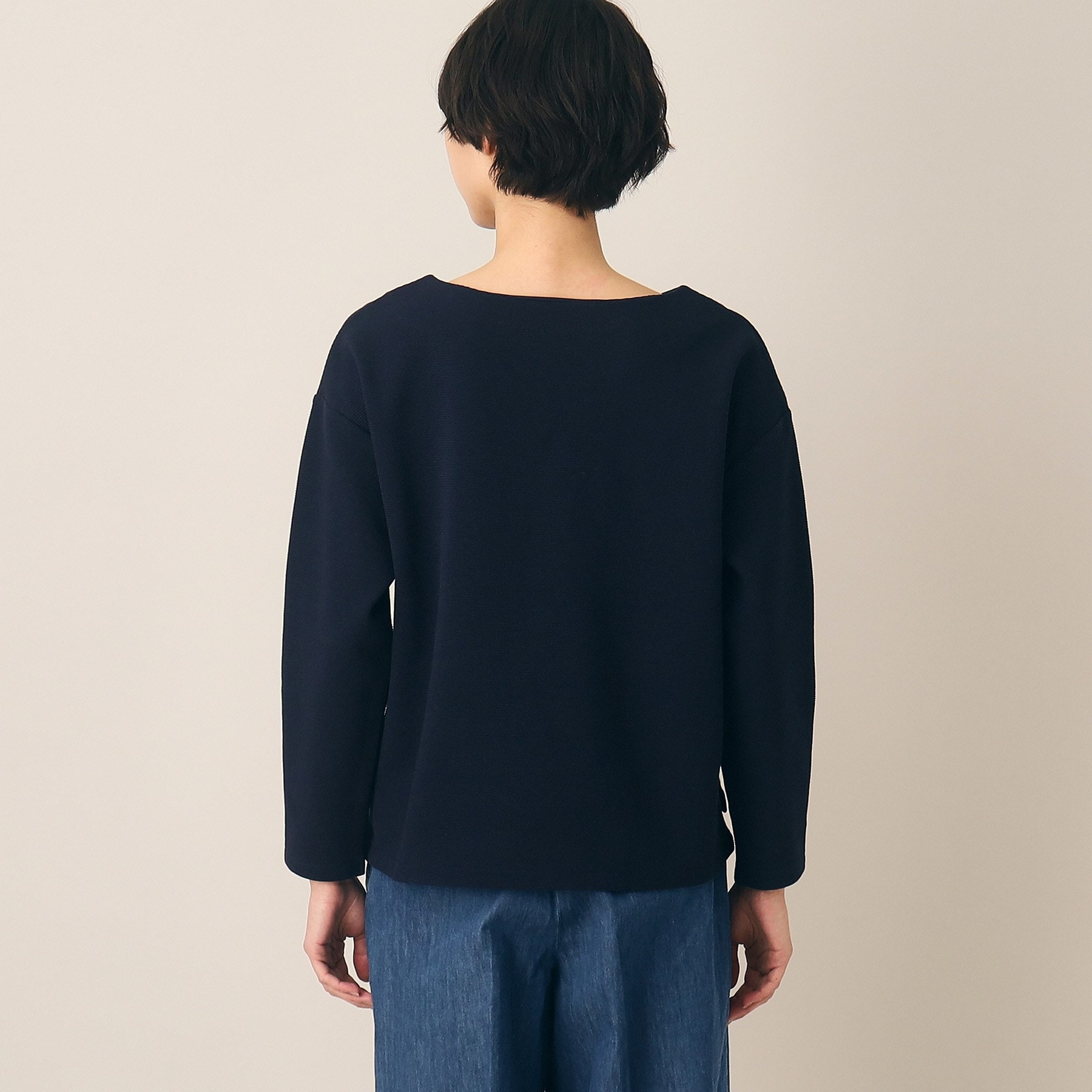 デッサン(レディース)(Dessin(Ladies))の【洗える】サイドボタン付きカットソー（XS～L）15