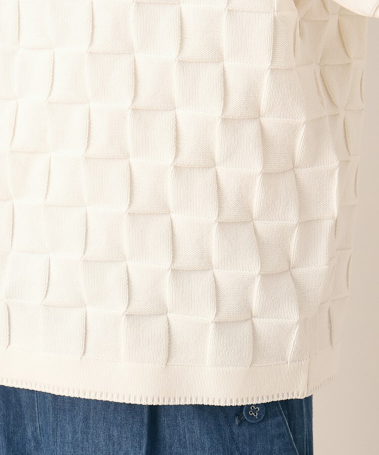 デッサン(レディース)(Dessin(Ladies))の【洗える】スクエアチェック柄ニット18