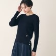 デッサン(レディース)(Dessin(Ladies))の【定番・洗える】ケーブルマリンボタンニット（XS～L）12