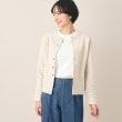 デッサン(レディース)(Dessin(Ladies))の【洗える】クルーネックメタルボタンカーディガン（S～L） ライトピンク(070)