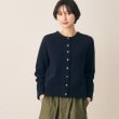 デッサン(レディース)(Dessin(Ladies))の【洗える】クルーネックメタルボタンカーディガン（S～L） ネイビー(094)