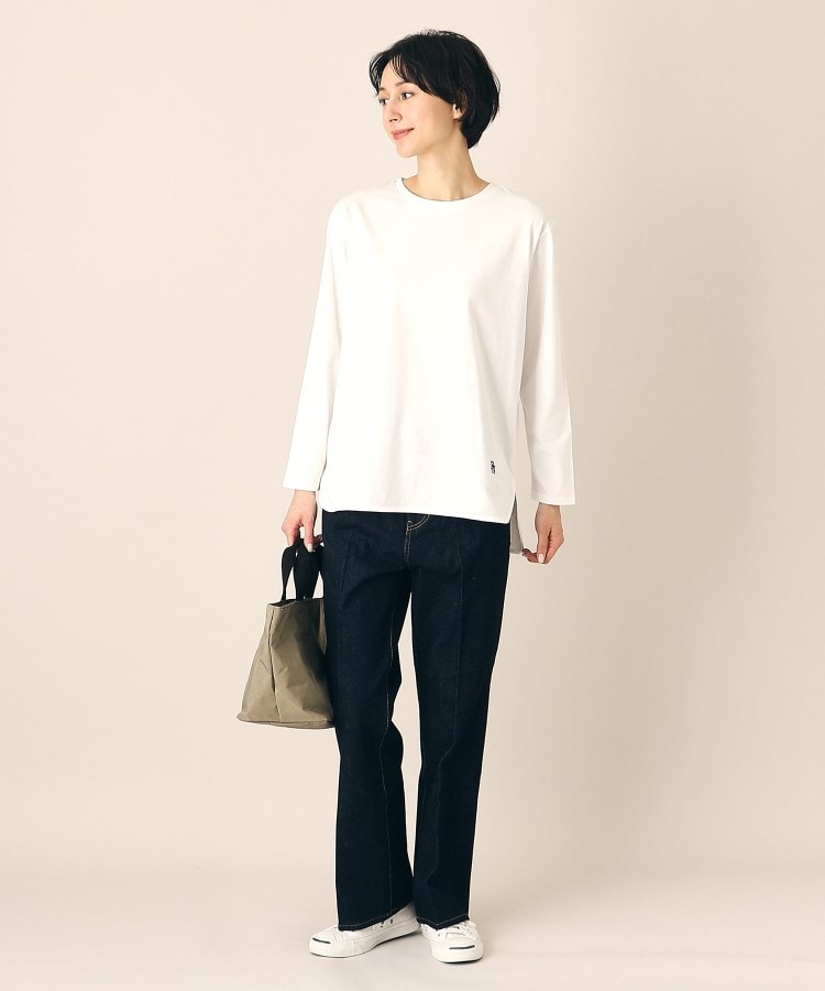 デッサン(レディース)(Dessin(Ladies))の【レイヤードに便利・洗える】ロングスリーブTシャツ（XS～L）3