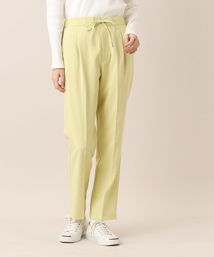 デッサン(レディース)(Dessin(Ladies))の【後ろウエストゴム・洗える】ドロストテーパードパンツ＜XS～L＞5