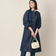 デッサン(レディース)(Dessin(Ladies))の【洗える】デニム切替クルーネックコート5