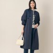 デッサン(レディース)(Dessin(Ladies))の【洗える】デニム切替クルーネックコート ネイビー(594)