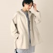 デッサン(レディース)(Dessin(Ladies))の【洗える】フーデッドハーフコート（S～L）1