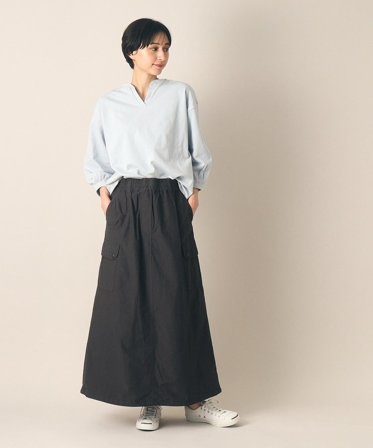 デッサン(レディース)(Dessin(Ladies))の【洗える】製品染めスピンドル付スカート2