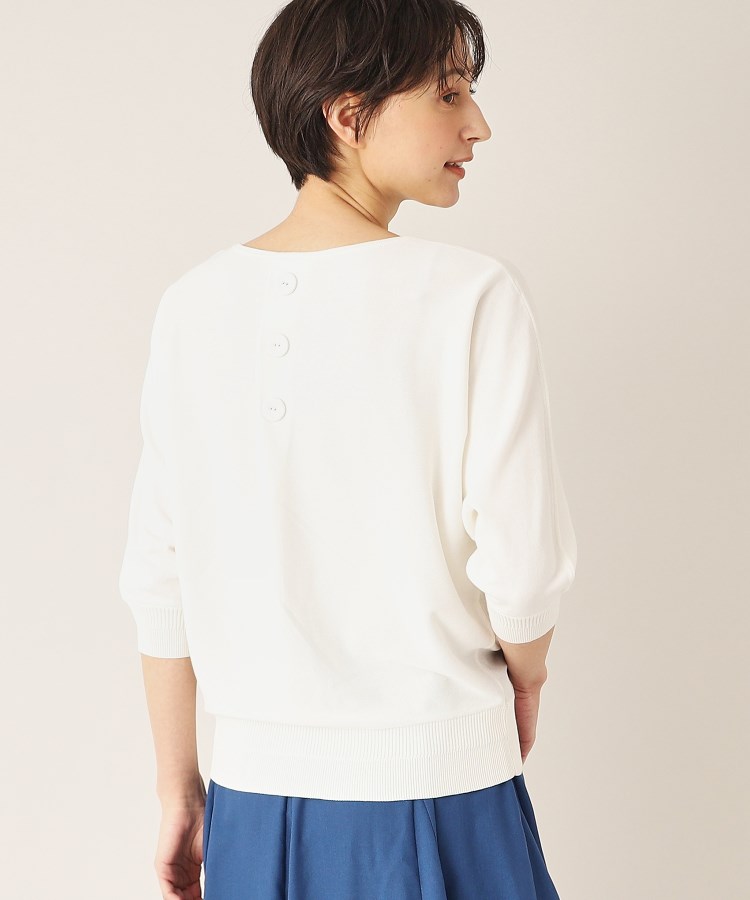 デッサン(レディース)(Dessin(Ladies))の【洗える】後ろボタンニットプルオーバー（XS～L）2