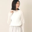 デッサン(レディース)(Dessin(Ladies))の【洗える】シースルーリブニット5