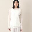 デッサン(レディース)(Dessin(Ladies))の【洗える】シースルーリブニット9