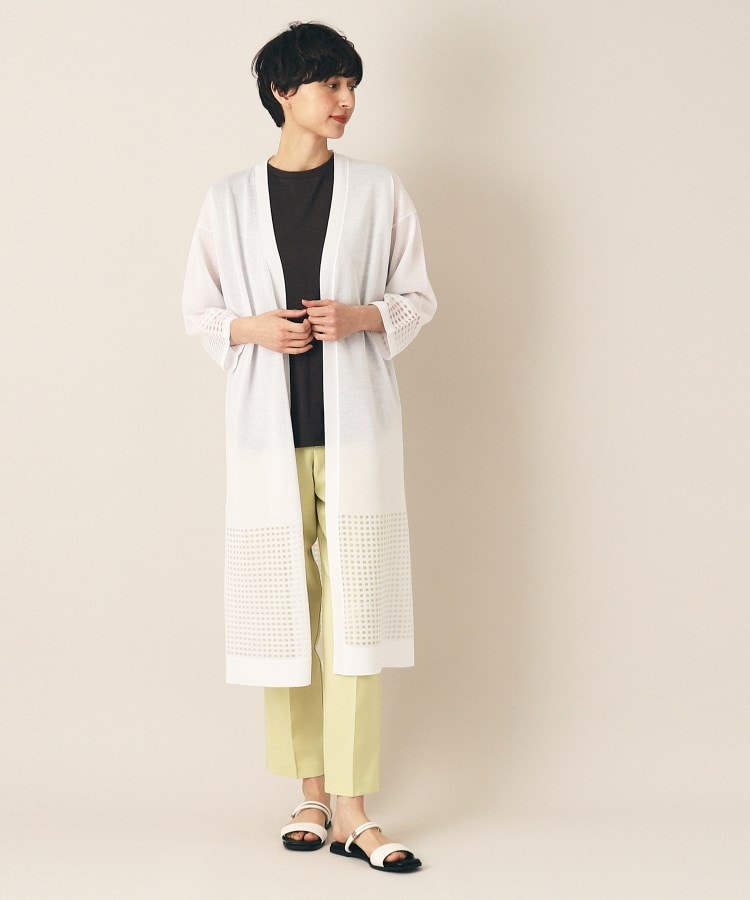 デッサン(レディース)(Dessin(Ladies))のロングシアーカーディガン3