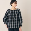 デッサン(レディース)(Dessin(Ladies))の【洗える】バルーンスリーブブラウス（XS～L） ブルー(293)