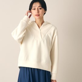 デッサン(レディース)(Dessin(Ladies))の【洗える】フクレジャガードフーデッドプルオーバー