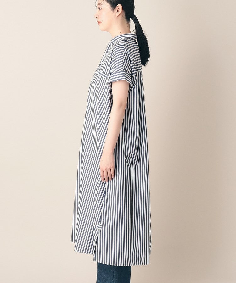デッサン(レディース)(Dessin(Ladies))の【洗える】バンドカラーシャツワンピース（S～L）10