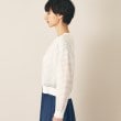 デッサン(レディース)(Dessin(Ladies))の【洗える】メッシュ柄クルーネックカーディガン10