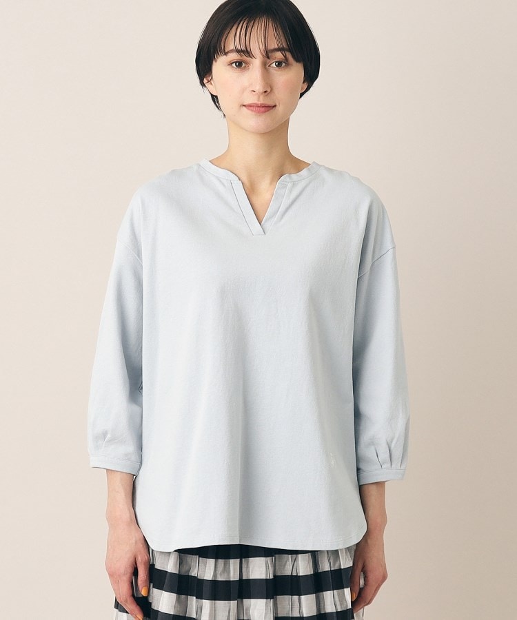 デッサン(レディース)(Dessin(Ladies))の【洗える】スキッパー5分袖カットソー（XS～L）13