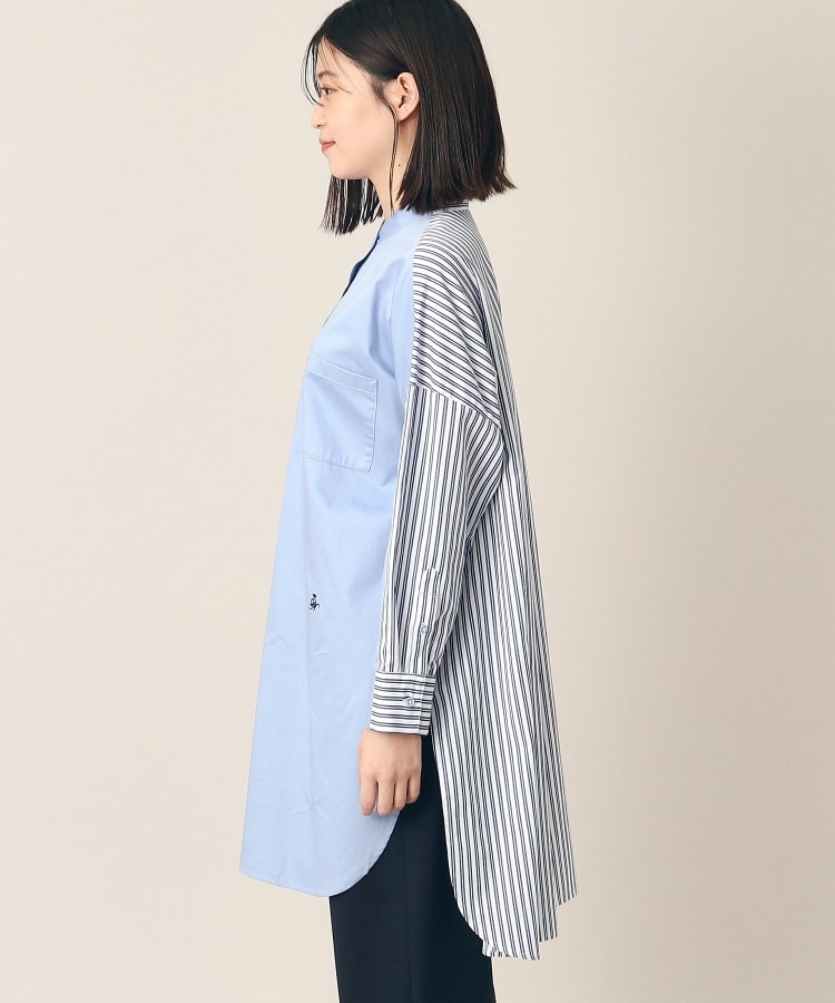 デッサン(レディース)(Dessin(Ladies))の【洗える】バックストライプシャツ10