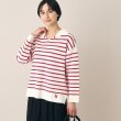 デッサン(レディース)(Dessin(Ladies))の【洗える】セーラーカラーボーダーニット5