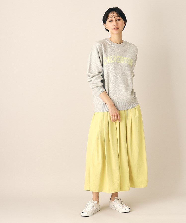 デッサン(レディース)(Dessin(Ladies))の【洗える】スウェットライクロゴニット（XS～L）11