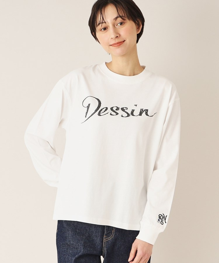 デッサン(レディース)(Dessin(Ladies))の【洗える】デッサンロゴ ロングスリーブTシャツ9