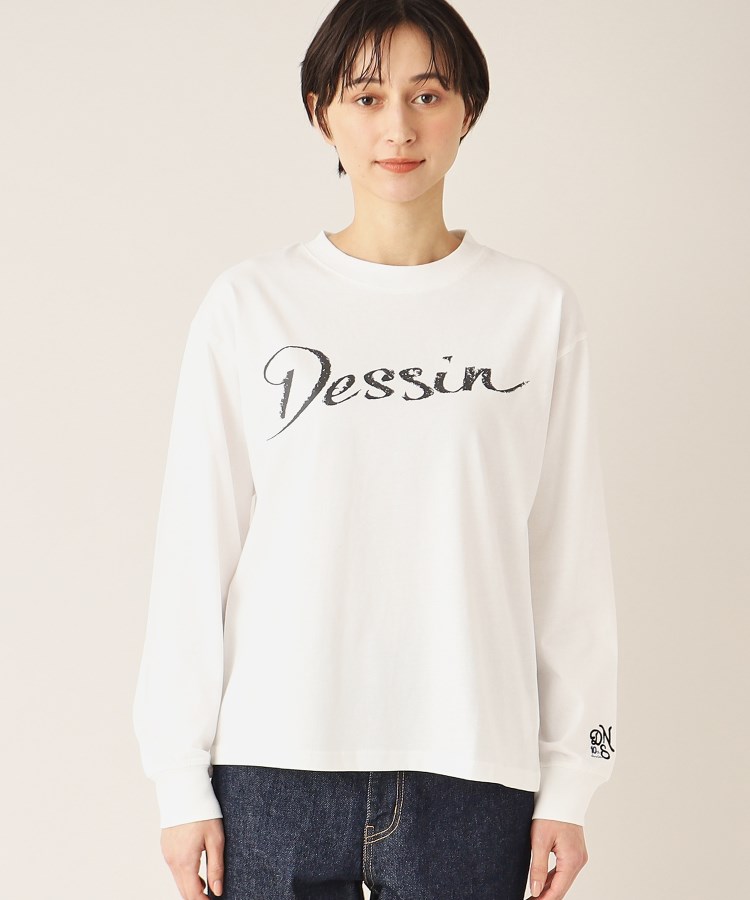 デッサン(レディース)(Dessin(Ladies))の【洗える】デッサンロゴ ロングスリーブTシャツ13