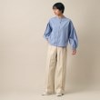 デッサン(レディース)(Dessin(Ladies))の【洗える】ボリュームスリーブバンドカラーシャツ（S～L）7