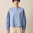 デッサン(レディース)(Dessin(Ladies))の【洗える】ボリュームスリーブバンドカラーシャツ（S～L）13