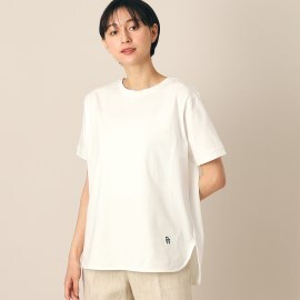 デッサン(レディース)(Dessin(Ladies))の【レイヤード・一枚着】シャツテールTシャツ（XS～L）