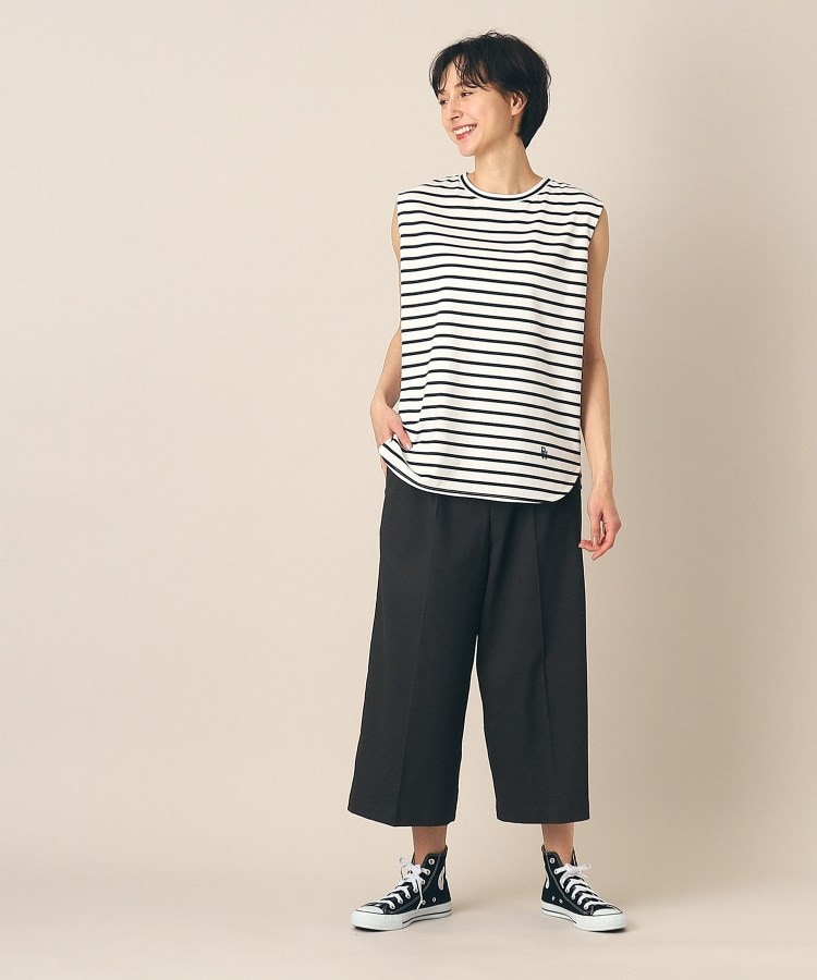 デッサン(レディース)(Dessin(Ladies))の【レイヤード・一枚着・洗える】シャツテールカットソー（XS～L）15