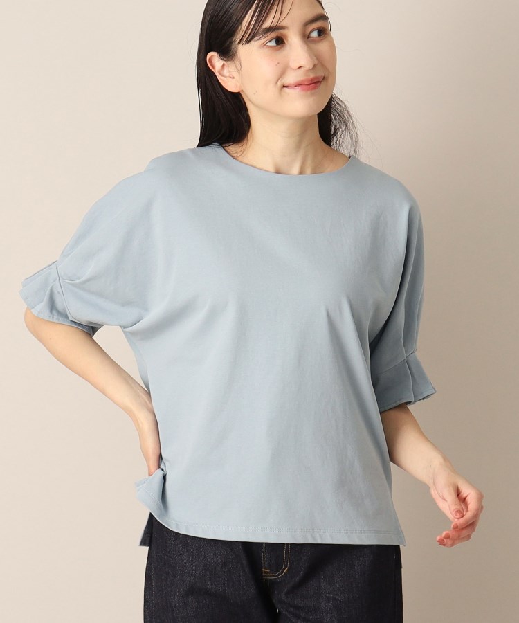 デッサン(レディース)(Dessin(Ladies))の【接触冷感・洗える】袖口タックカットソー（XS～L）6