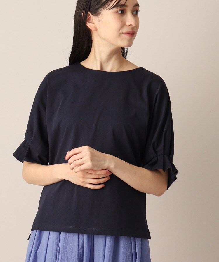 デッサン(レディース)(Dessin(Ladies))の【接触冷感・洗える】袖口タックカットソー（XS～L）9