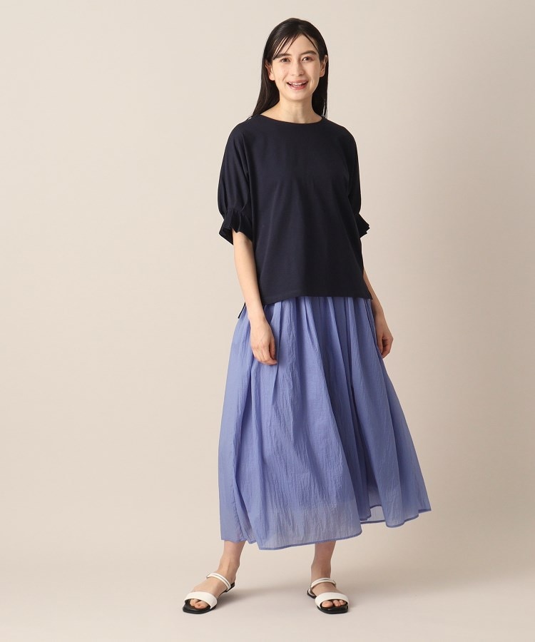 デッサン(レディース)(Dessin(Ladies))の【接触冷感・洗える】袖口タックカットソー（XS～L）10