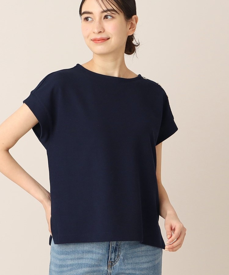 デッサン(レディース)(Dessin(Ladies))の【洗える】アンカーボタン付きカットソー（XS～L）6