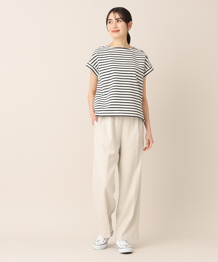 デッサン(レディース)(Dessin(Ladies))の【洗える】アンカーボタン付きカットソー（XS～L）15