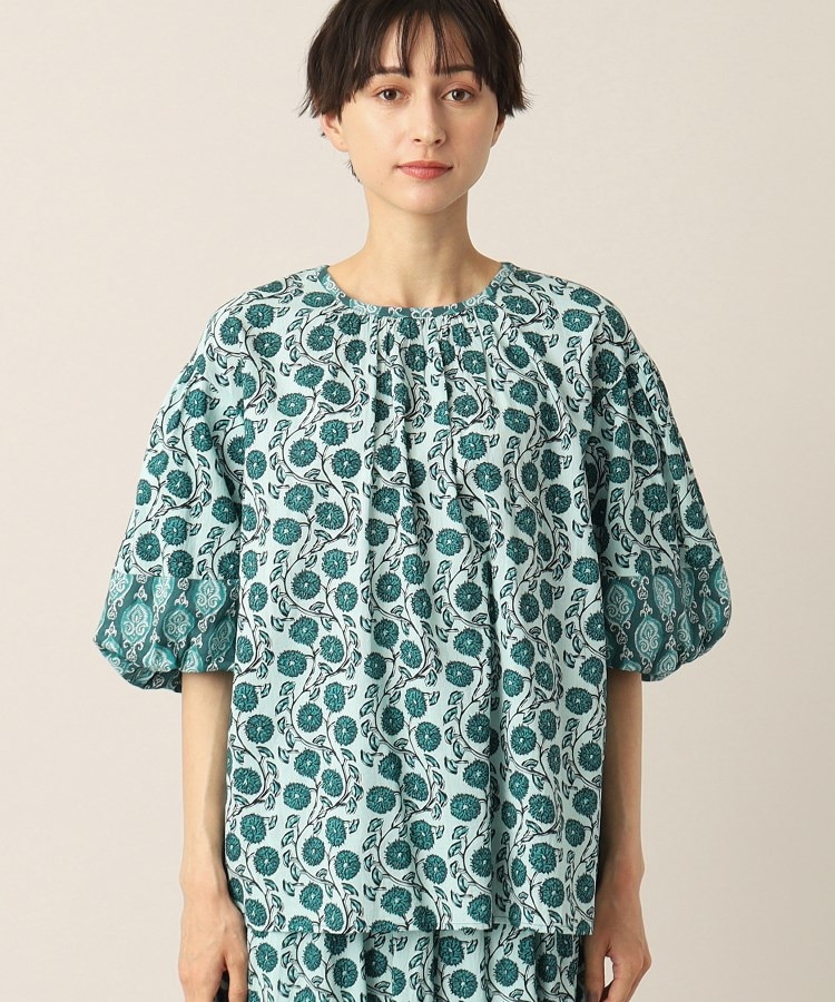 デッサン(レディース)(Dessin(Ladies))の【インド製】プリントブラウス9