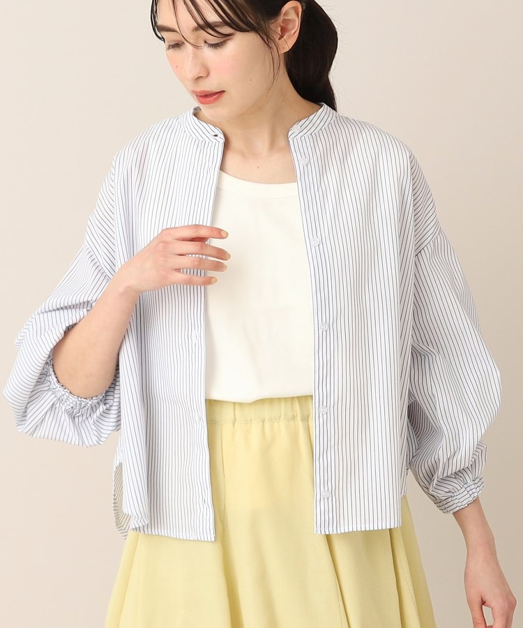 デッサン(レディース)(Dessin(Ladies))の【洗える】バンドカラーシャツ（XS～L）9