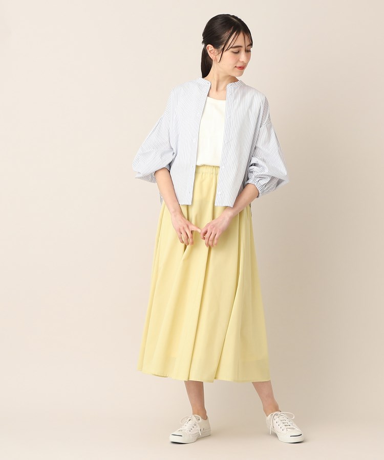 デッサン(レディース)(Dessin(Ladies))の【洗える】バンドカラーシャツ（XS～L）11