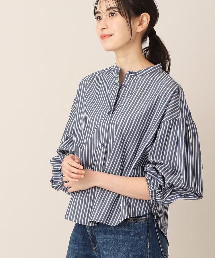 デッサン(レディース)(Dessin(Ladies))の【洗える】バンドカラーシャツ（XS～L）5