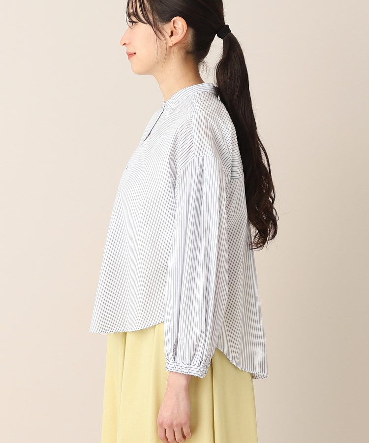 デッサン(レディース)(Dessin(Ladies))の【洗える】バンドカラーシャツ（XS～L）14