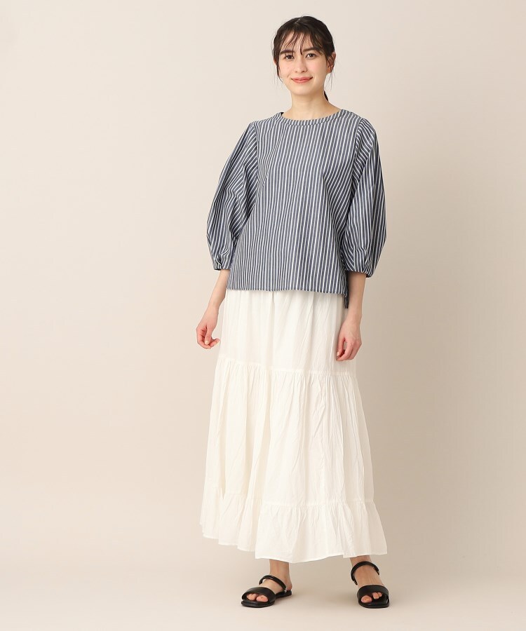 デッサン(レディース)(Dessin(Ladies))の【洗える】クルーネックブラウス（XS～L）10