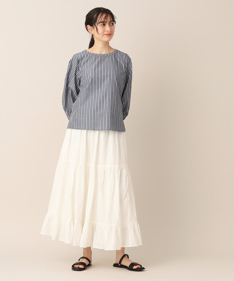 デッサン(レディース)(Dessin(Ladies))の【洗える】クルーネックブラウス（XS～L）11