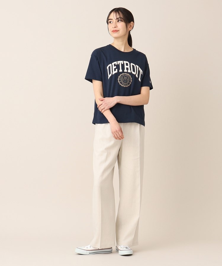 デッサン(レディース)(Dessin(Ladies))の【洗える】リネンブレンドリラックスパンツ（S～L）7